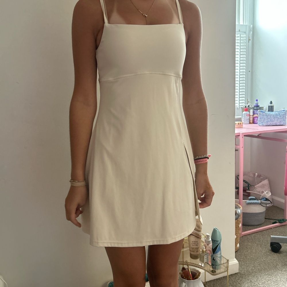 White Strappy Dress
